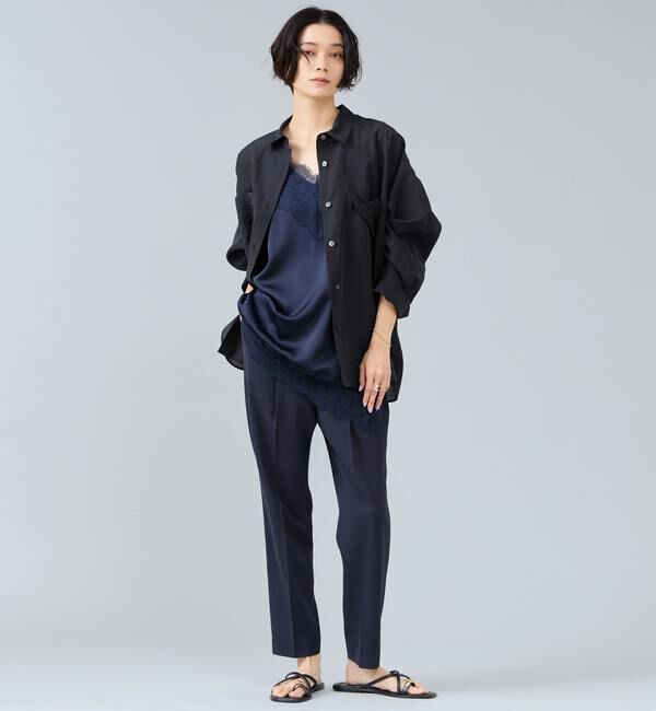 Liesse「レーストリムキャミソール」|シャツ・ブラウス|