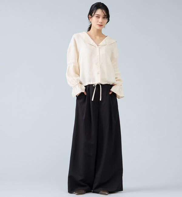 Liesse「セーラーカラーブラウス」|シャツ・ブラウス|