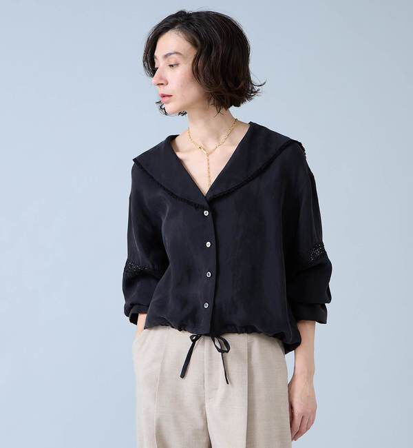 Liesse「セーラーカラーブラウス」|シャツ・ブラウス|