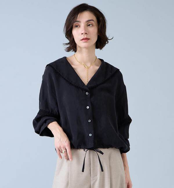 Liesse「セーラーカラーブラウス」|シャツ・ブラウス|