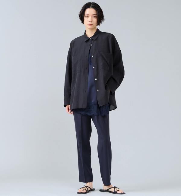 Liesse「シアーオーバーシャツ」|シャツ・ブラウス|