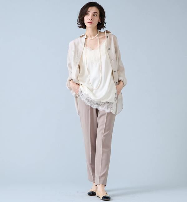 Liesse「シアーオーバーシャツ」|シャツ・ブラウス|