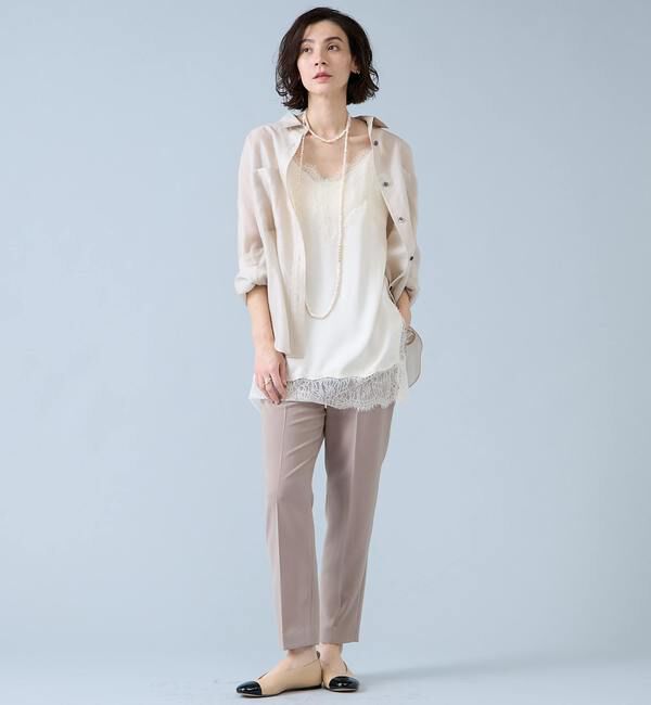 Liesse「シアーオーバーシャツ」|シャツ・ブラウス|