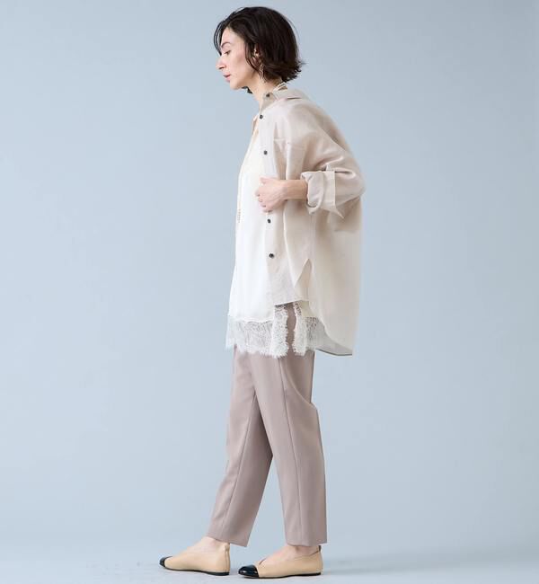 Liesse「シアーオーバーシャツ」|シャツ・ブラウス|