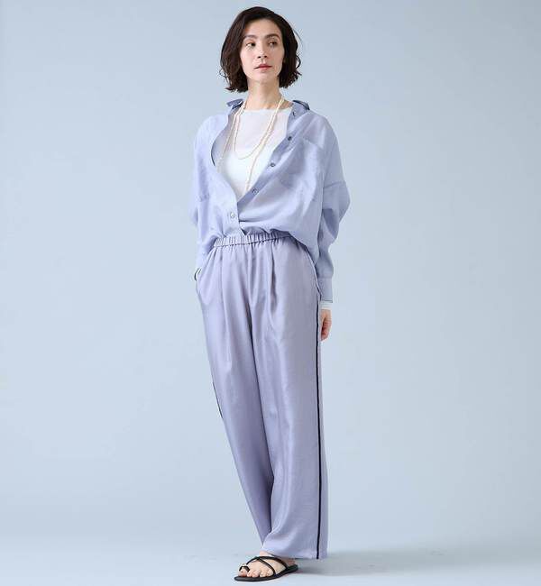 Liesse「シアーオーバーシャツ」|シャツ・ブラウス|