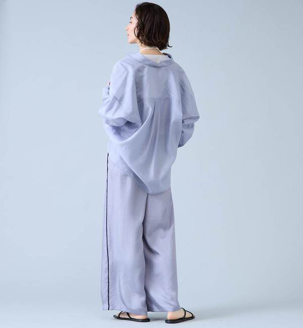 Liesse「シアーオーバーシャツ」|シャツ・ブラウス|