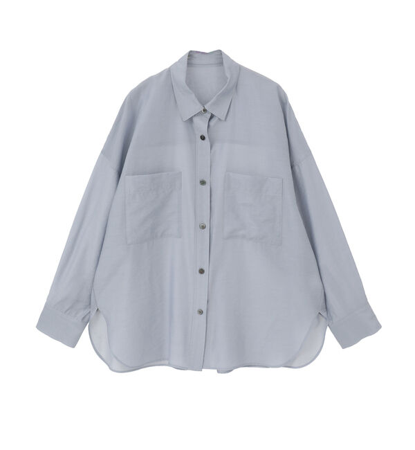 Liesse「シアーオーバーシャツ」|シャツ・ブラウス|