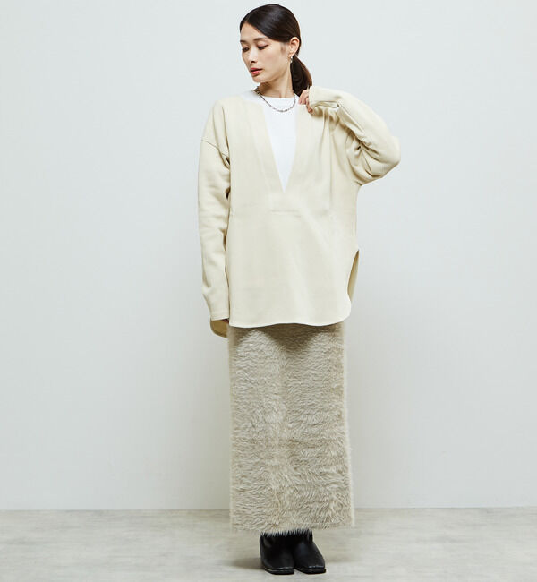 Soffitto「V開きカットソー」|Tシャツ・カットソー|