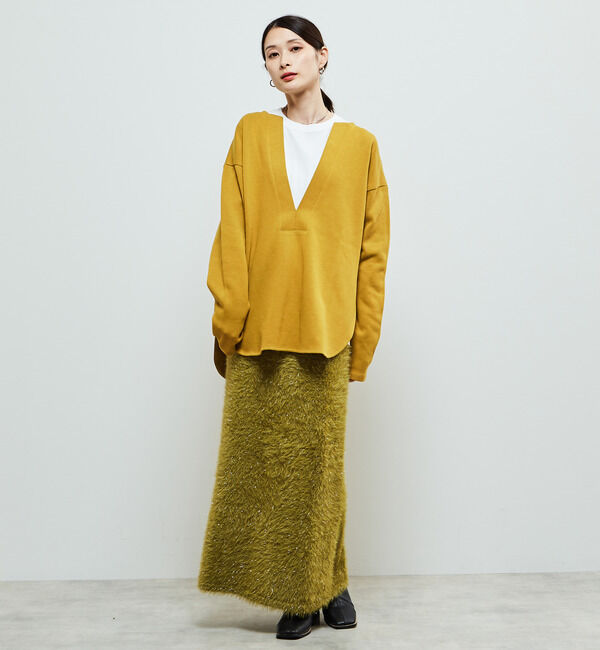 Soffitto「V開きカットソー」|Tシャツ・カットソー|