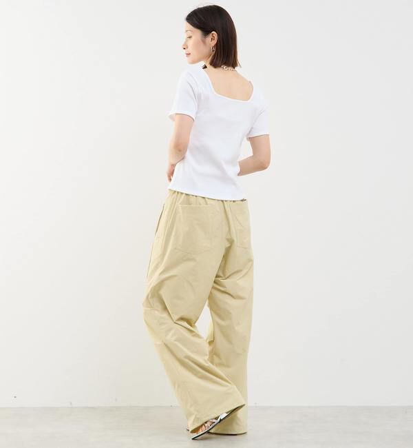 Soffitto「前後2WAYスクエアネックカットソー」|Tシャツ・カットソー|