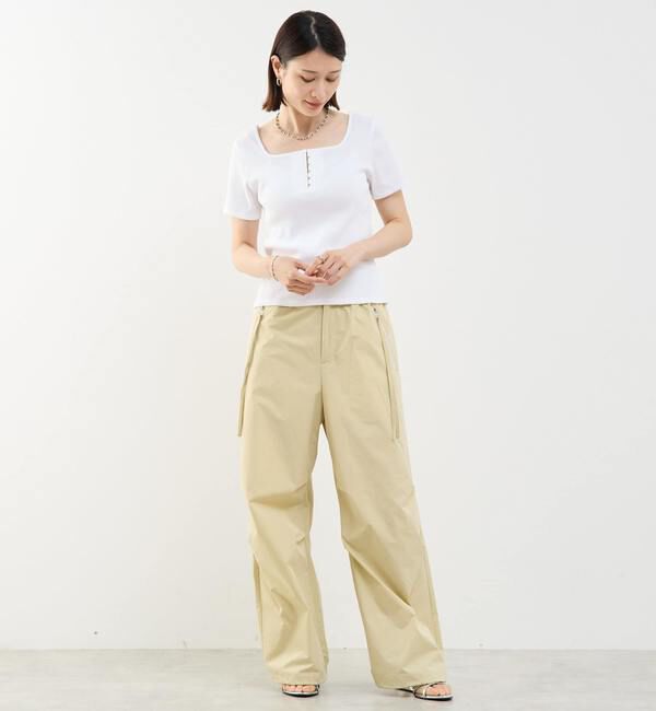 Soffitto「前後2WAYスクエアネックカットソー」|Tシャツ・カットソー|