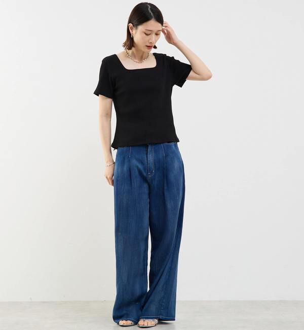 Soffitto「前後2WAYスクエアネックカットソー」|Tシャツ・カットソー|