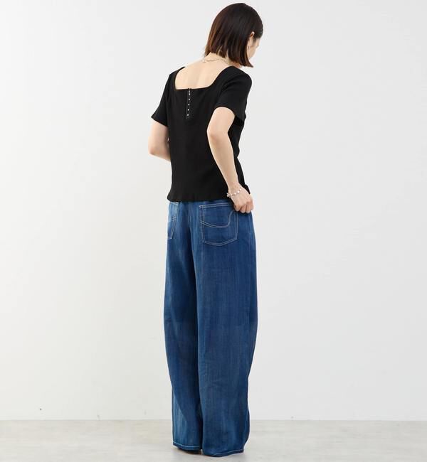 Soffitto「前後2WAYスクエアネックカットソー」|Tシャツ・カットソー|