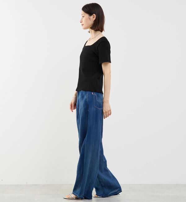 Soffitto「前後2WAYスクエアネックカットソー」|Tシャツ・カットソー|