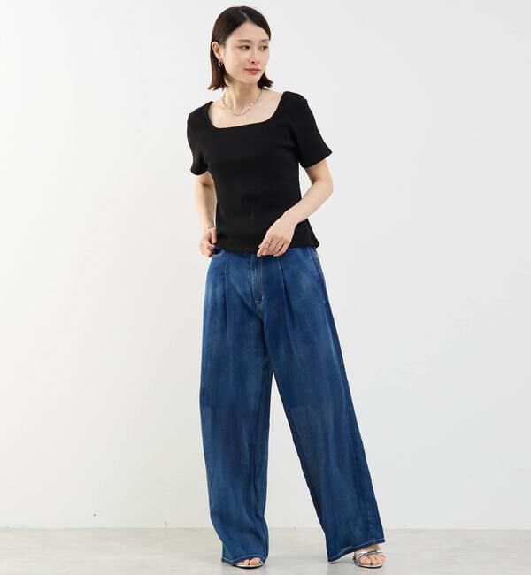 Soffitto「前後2WAYスクエアネックカットソー」|Tシャツ・カットソー|