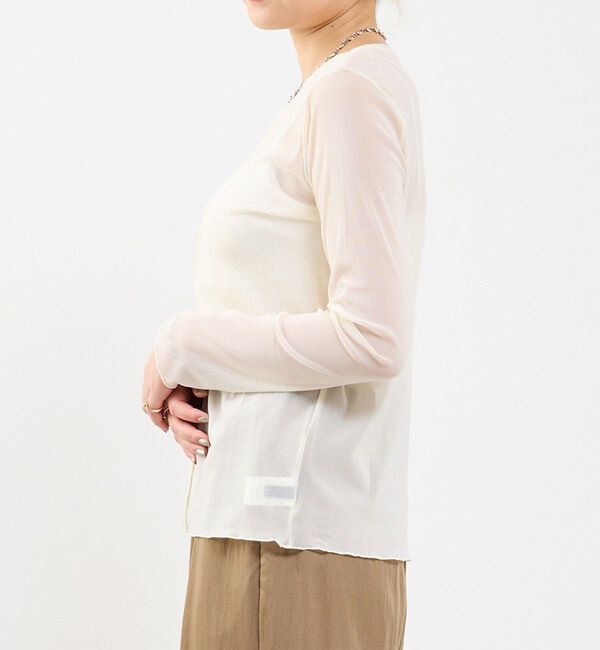 Soffitto「チュールシアープルオーバー」|Tシャツ・カットソー|