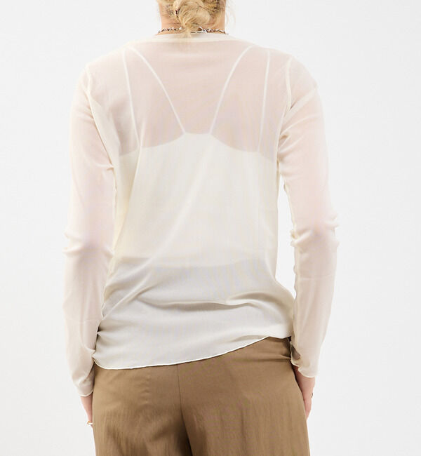 Soffitto「チュールシアープルオーバー」|Tシャツ・カットソー|