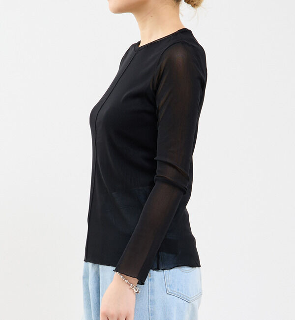 Soffitto「チュールシアープルオーバー」|Tシャツ・カットソー|