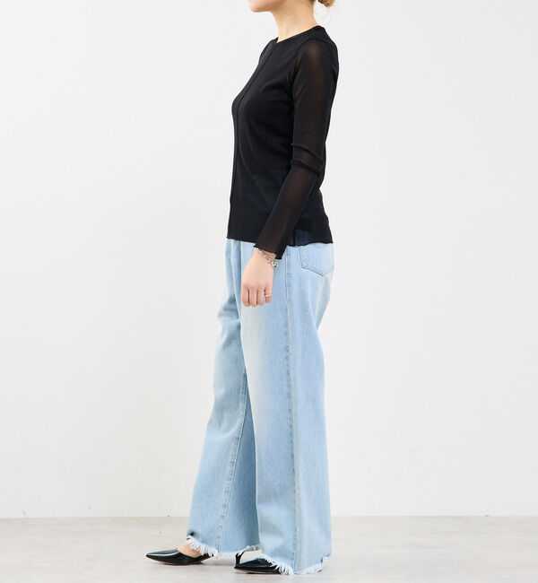 Soffitto「チュールシアープルオーバー」|Tシャツ・カットソー|