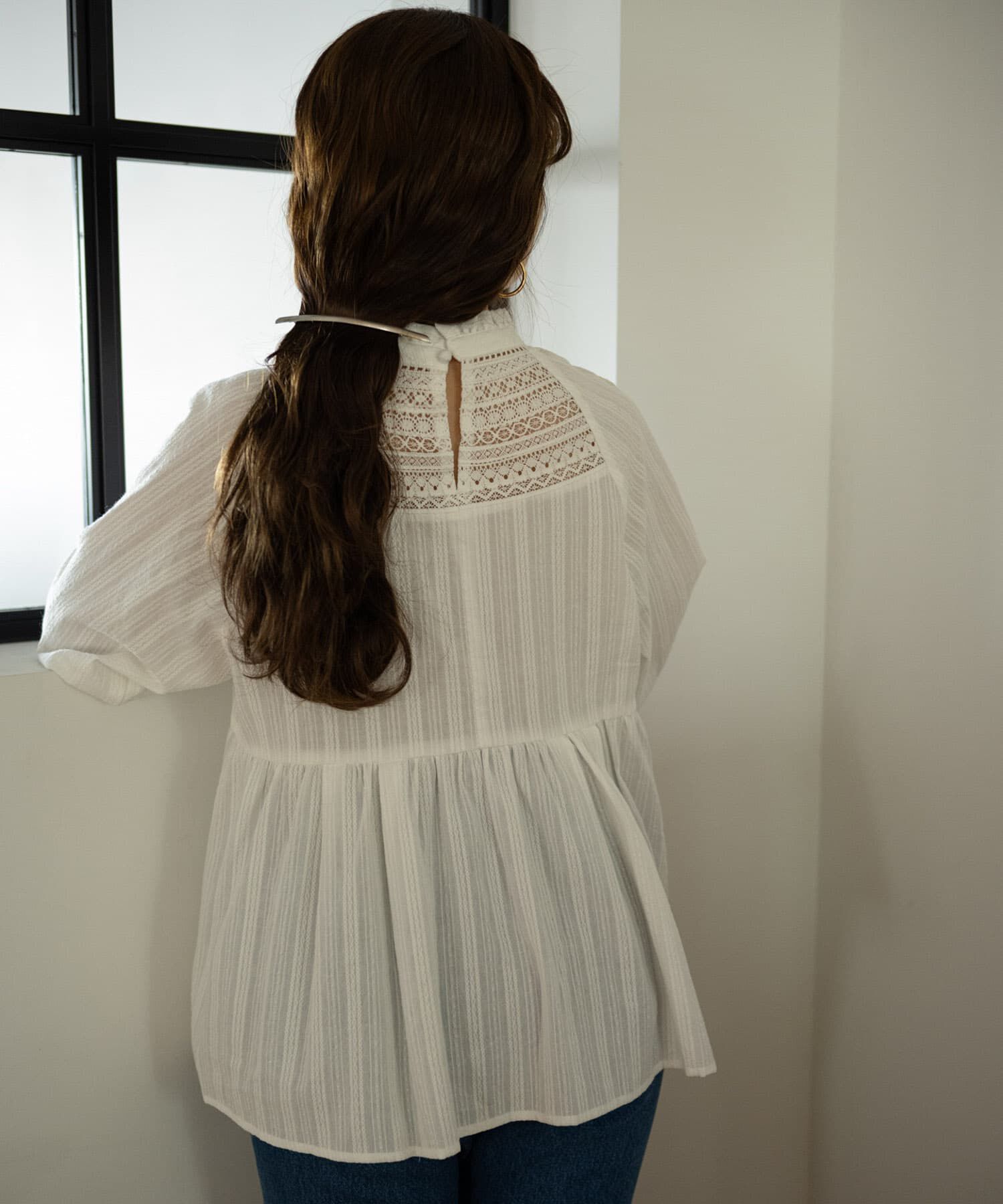 Sonny Label 「『WEB/一部店舗限定』NaokoTakayamaレースブラウス」|シャツ・ブラウス|