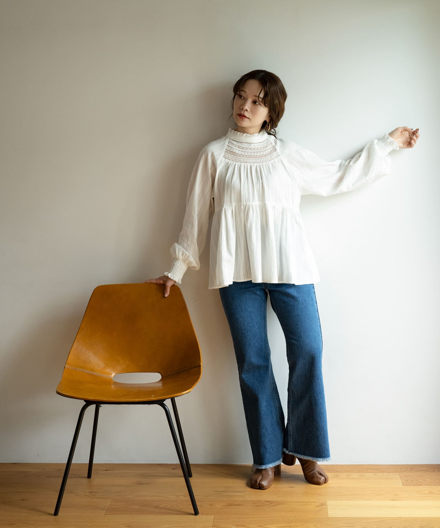 Sonny Label 「『WEB/一部店舗限定』NaokoTakayamaレースブラウス」|シャツ・ブラウス|