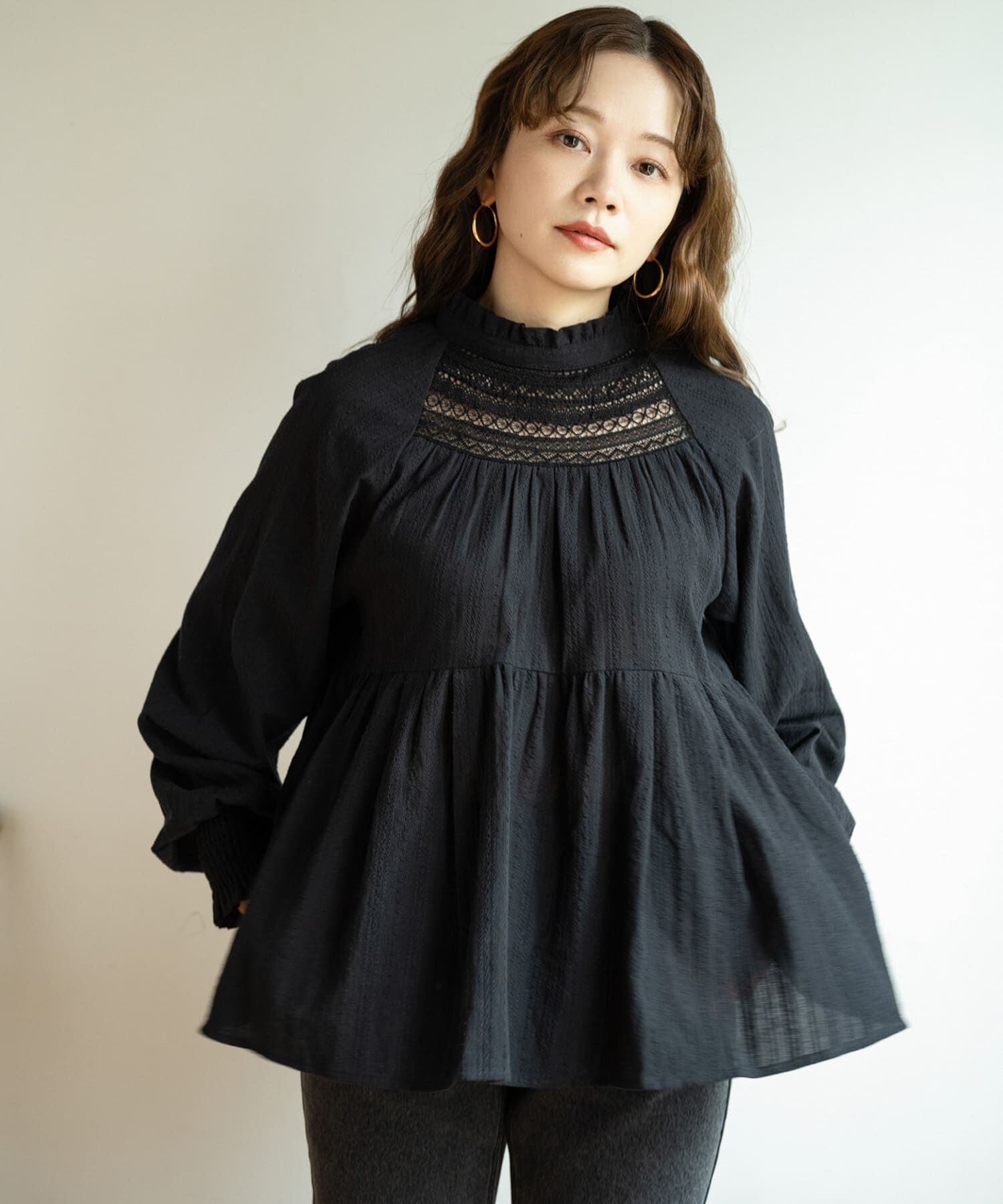 Sonny Label 「『WEB/一部店舗限定』NaokoTakayamaレースブラウス」|シャツ・ブラウス|