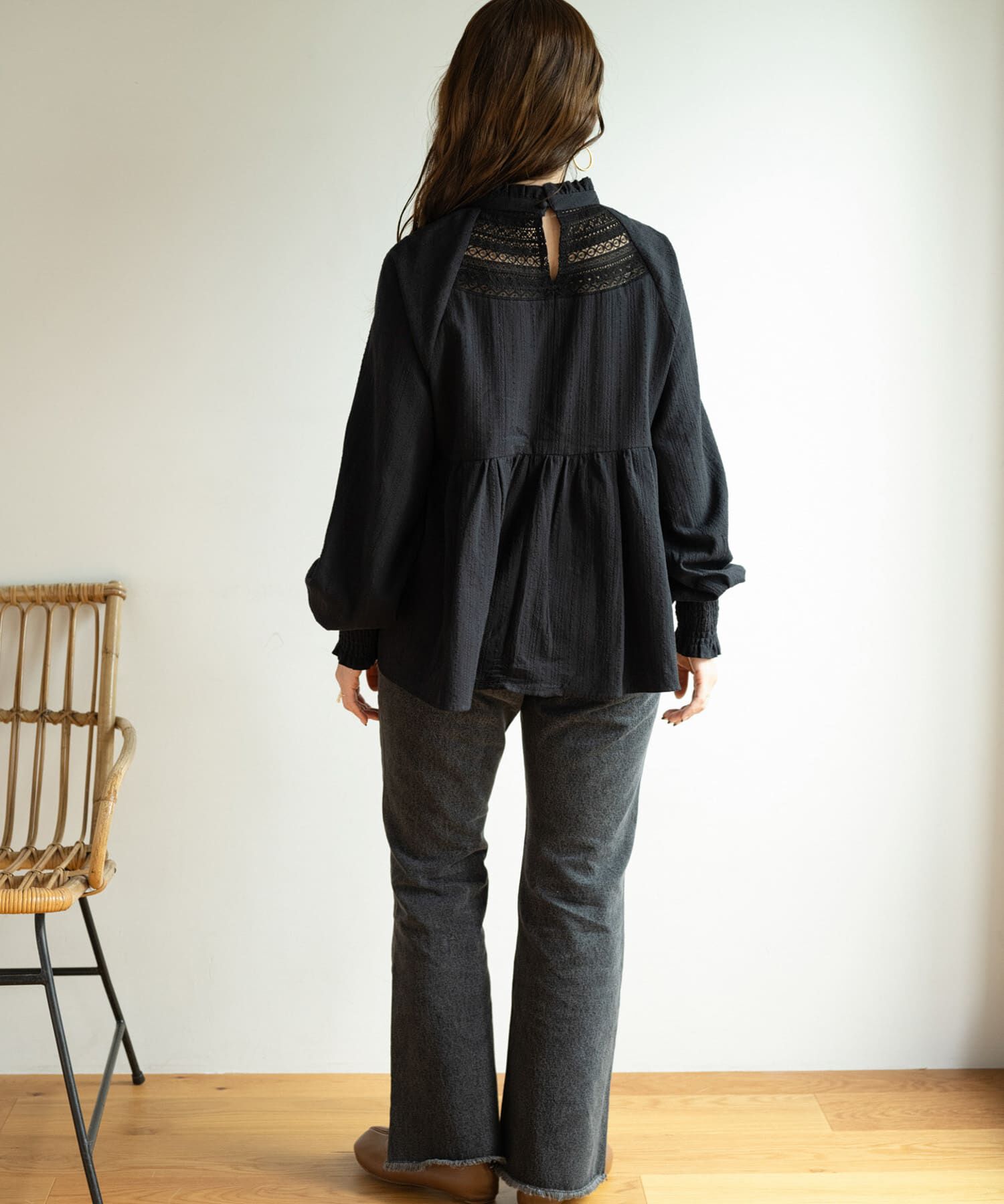 Sonny Label 「『WEB/一部店舗限定』NaokoTakayamaレースブラウス」|シャツ・ブラウス|