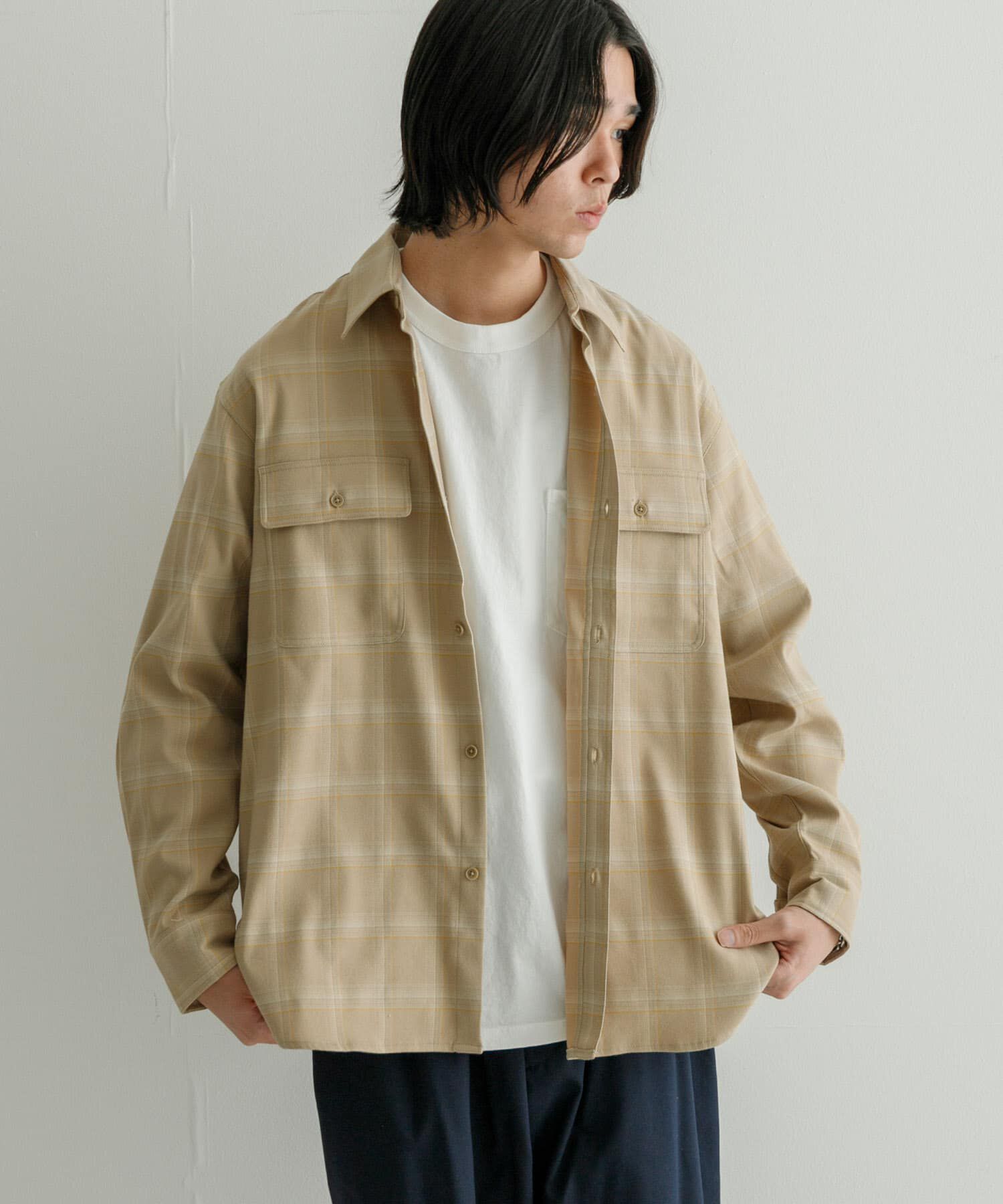 URBAN RESEARCH「『UR TECH』CHECK SHIRTS」|シャツ・ブラウス|