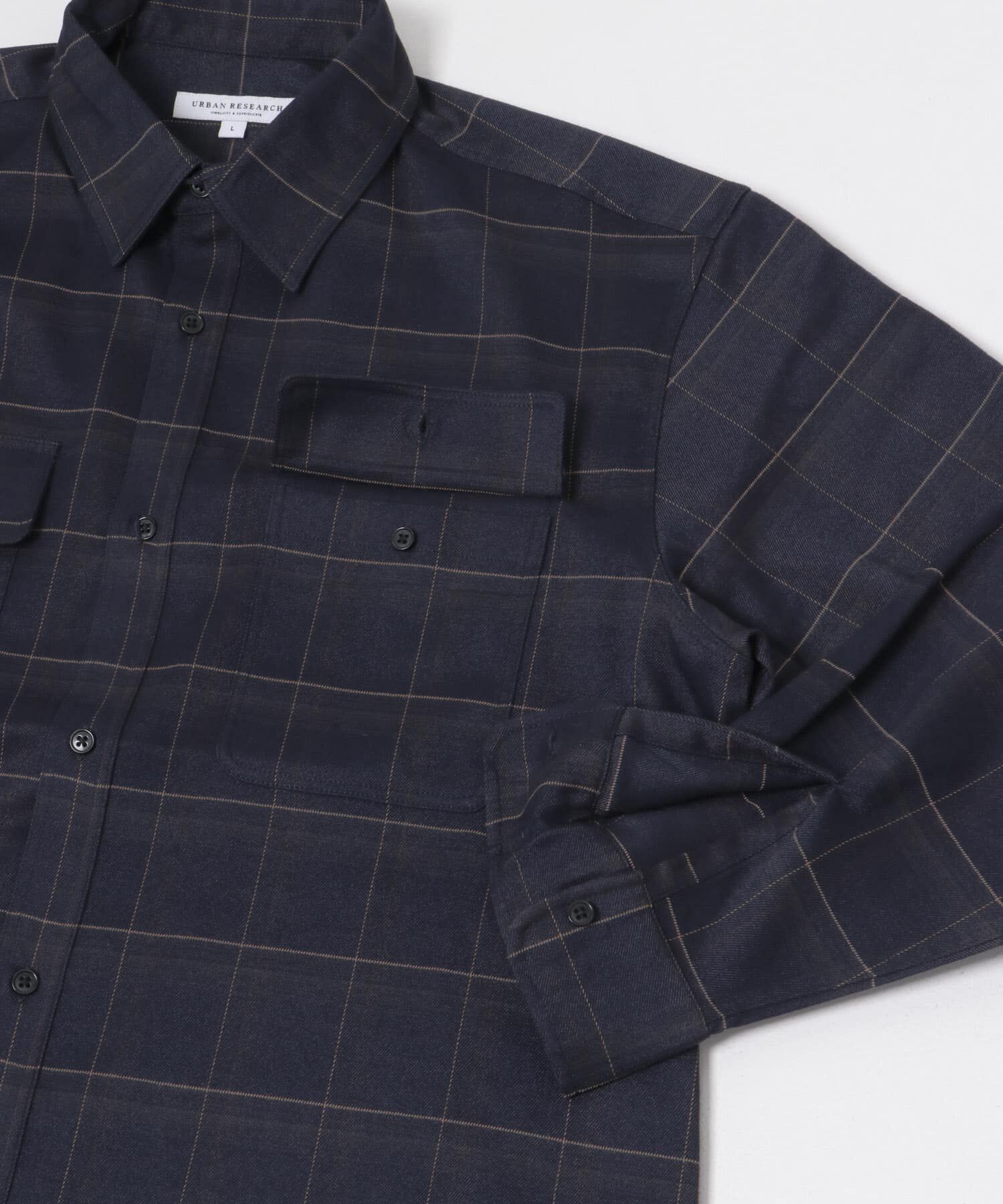 URBAN RESEARCH「『UR TECH』CHECK SHIRTS」|シャツ・ブラウス|
