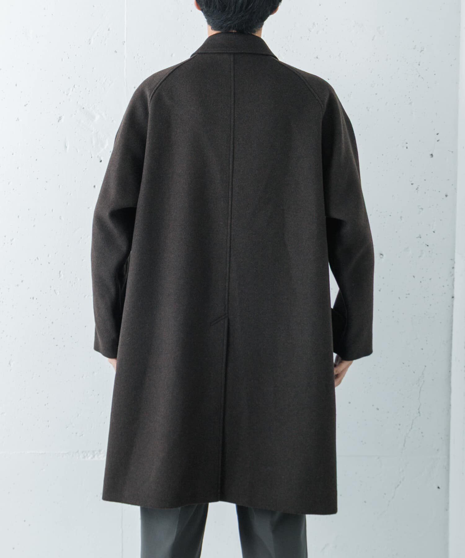 URBAN RESEARCH「WOOL BAL COLLAR COAT」|ステンカラーコート|