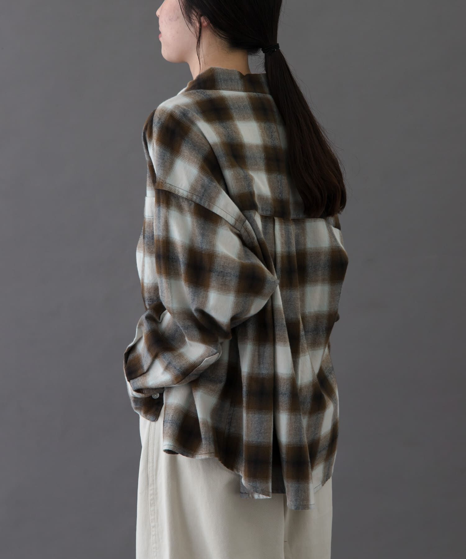 URBAN RESEARCH DOORS「FORK&SPOON　ネルチェックシャツ」|シャツ・ブラウス|