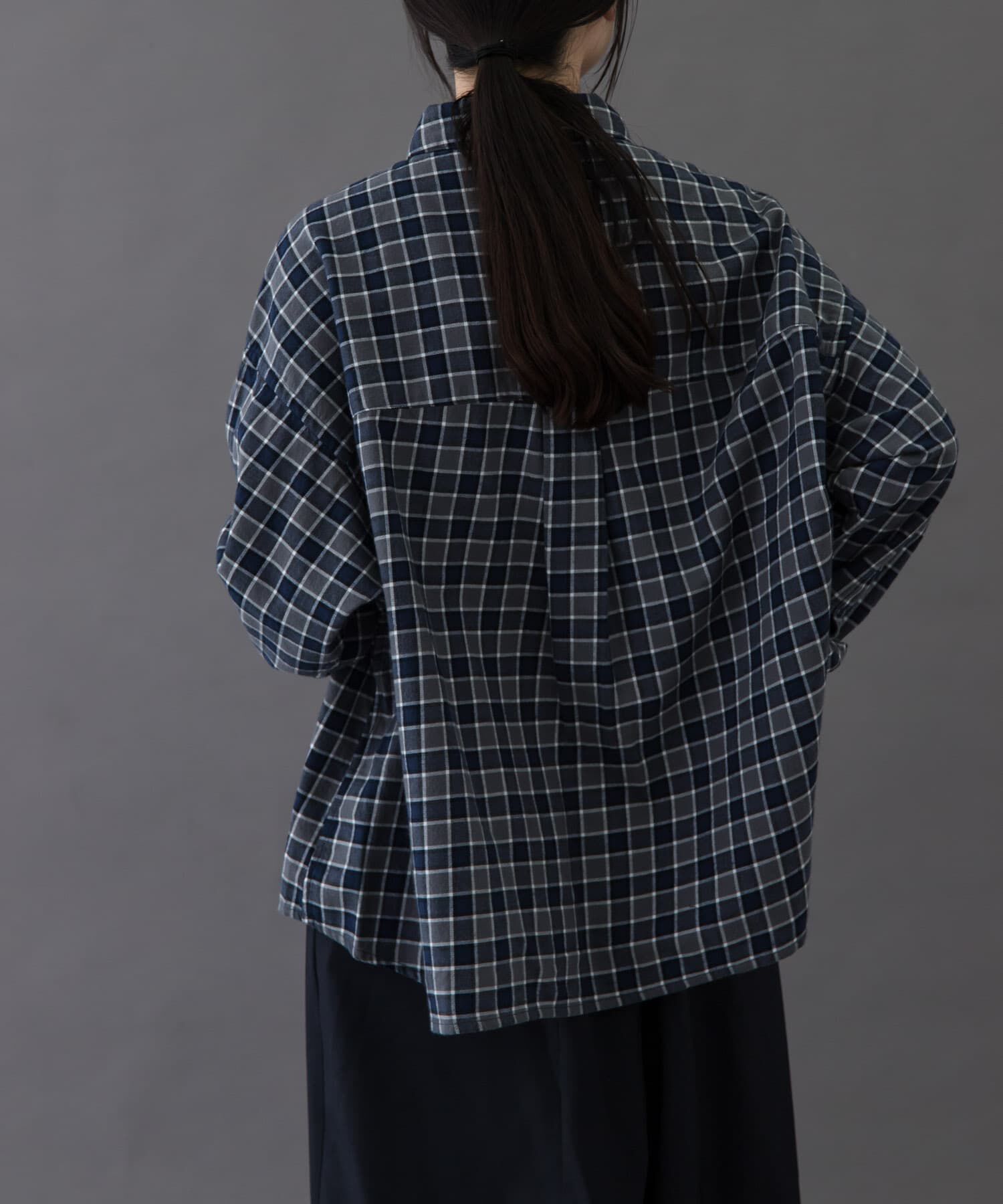 URBAN RESEARCH DOORS「FORK&SPOON　ネルチェックシャツ」|シャツ・ブラウス|