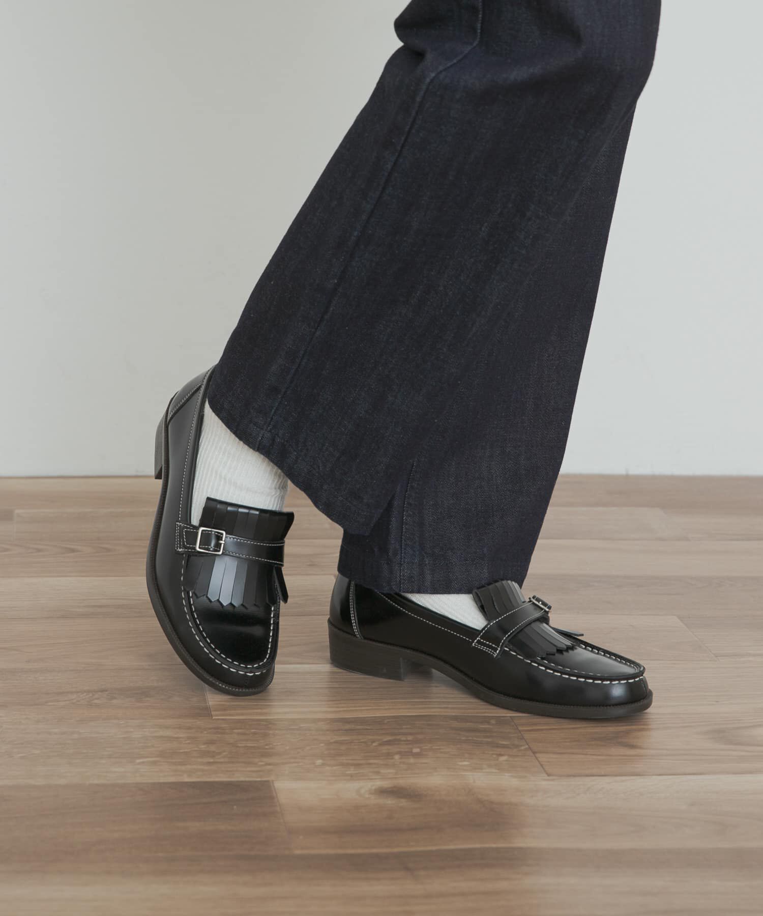 URBAN RESEARCH DOORS「『別注』HARUTA&times;DOORS　キルトローファー」|ローファー|