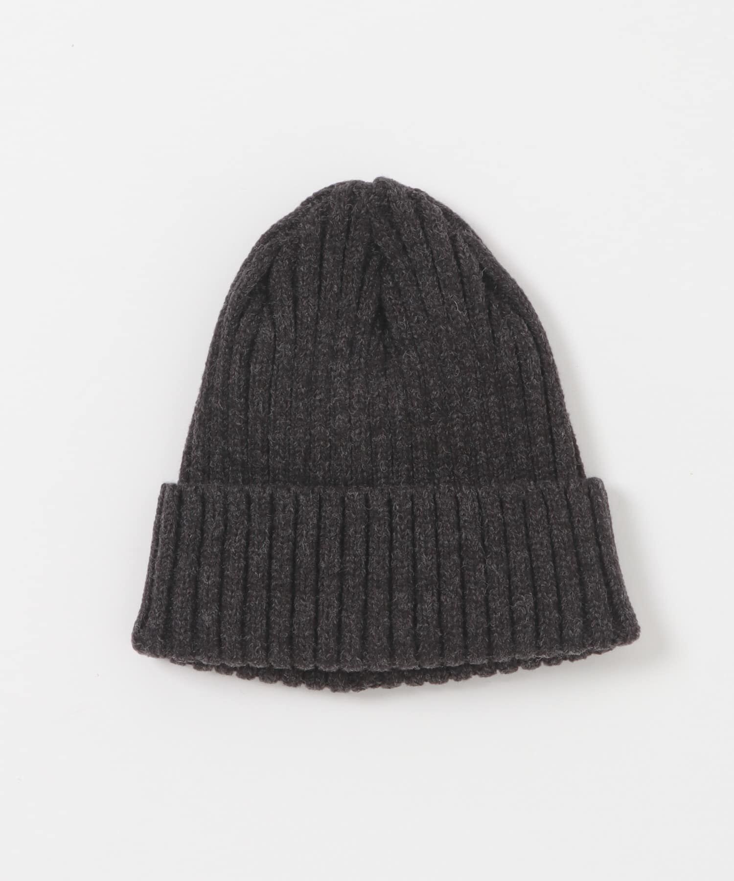 URBAN RESEARCH DOORS「WOOL MIX KNIT CAP」|ニット帽|チャコールグレー