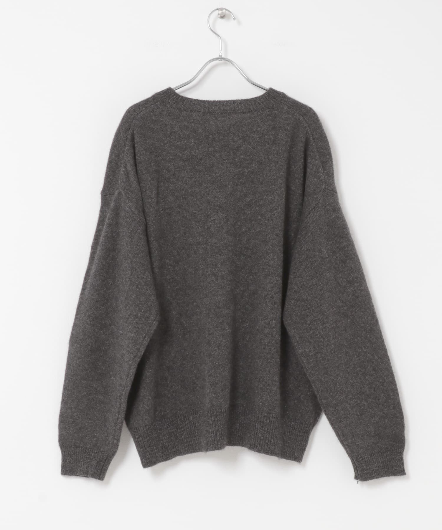 かぐれ「ヤクウールVネックニット」|ニット・セーター|