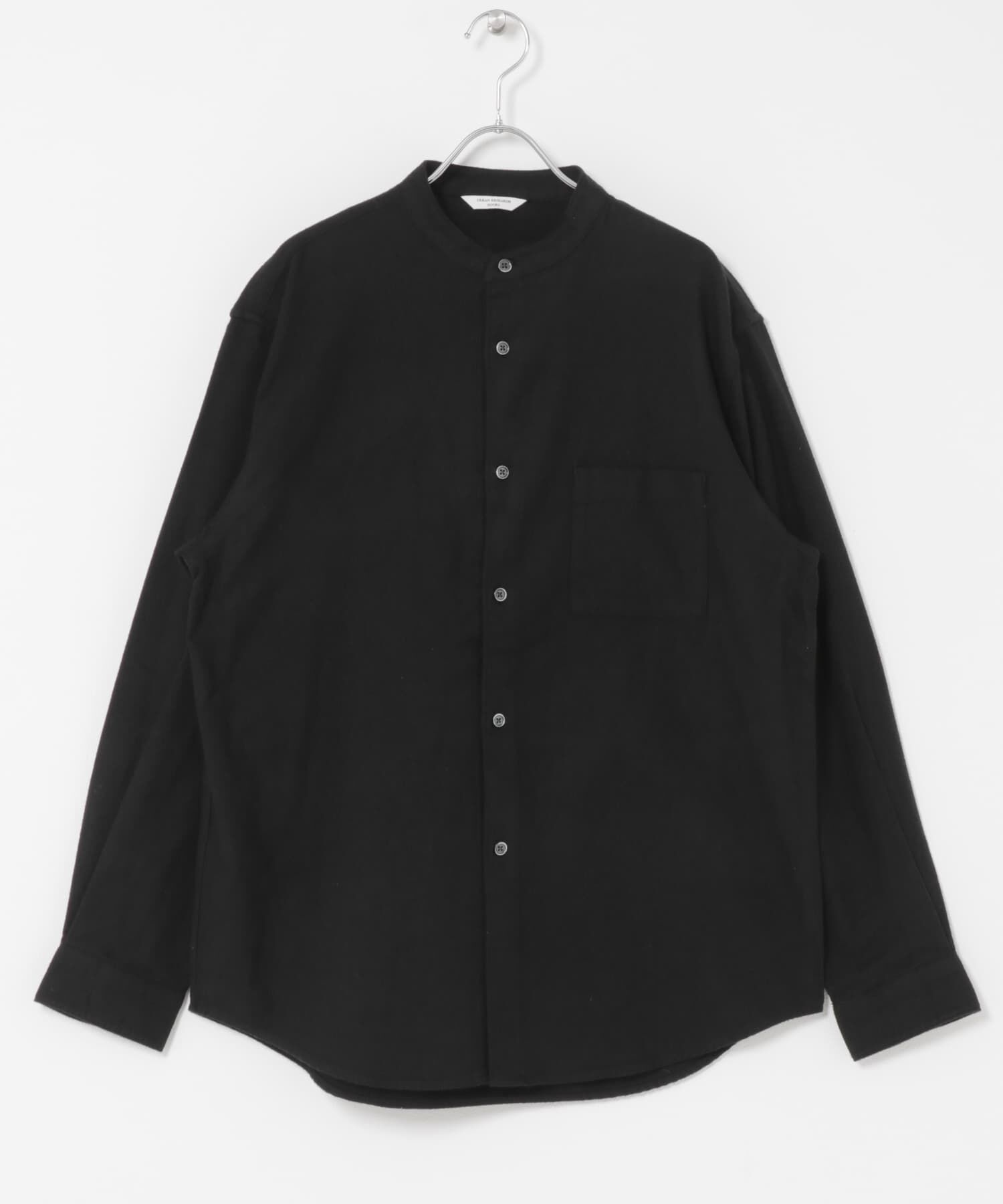 URBAN RESEARCH DOORS「防シワ起毛ネルバンドカラーシャツ」|シャツ・ブラウス|