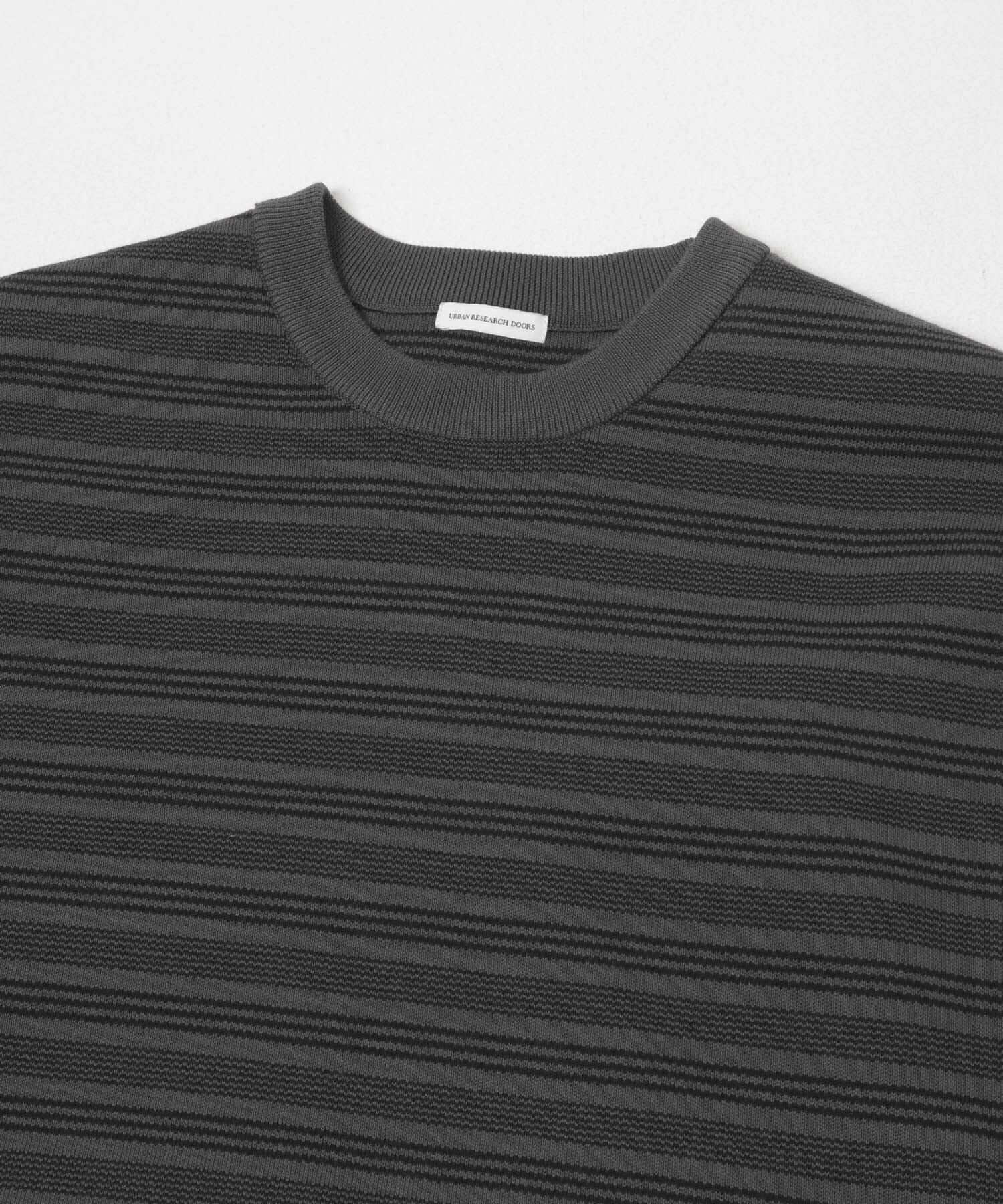 URBAN RESEARCH DOORS「『UR TECH Renew Knit』クルーネックプルオーバー」|ニット・セーター|