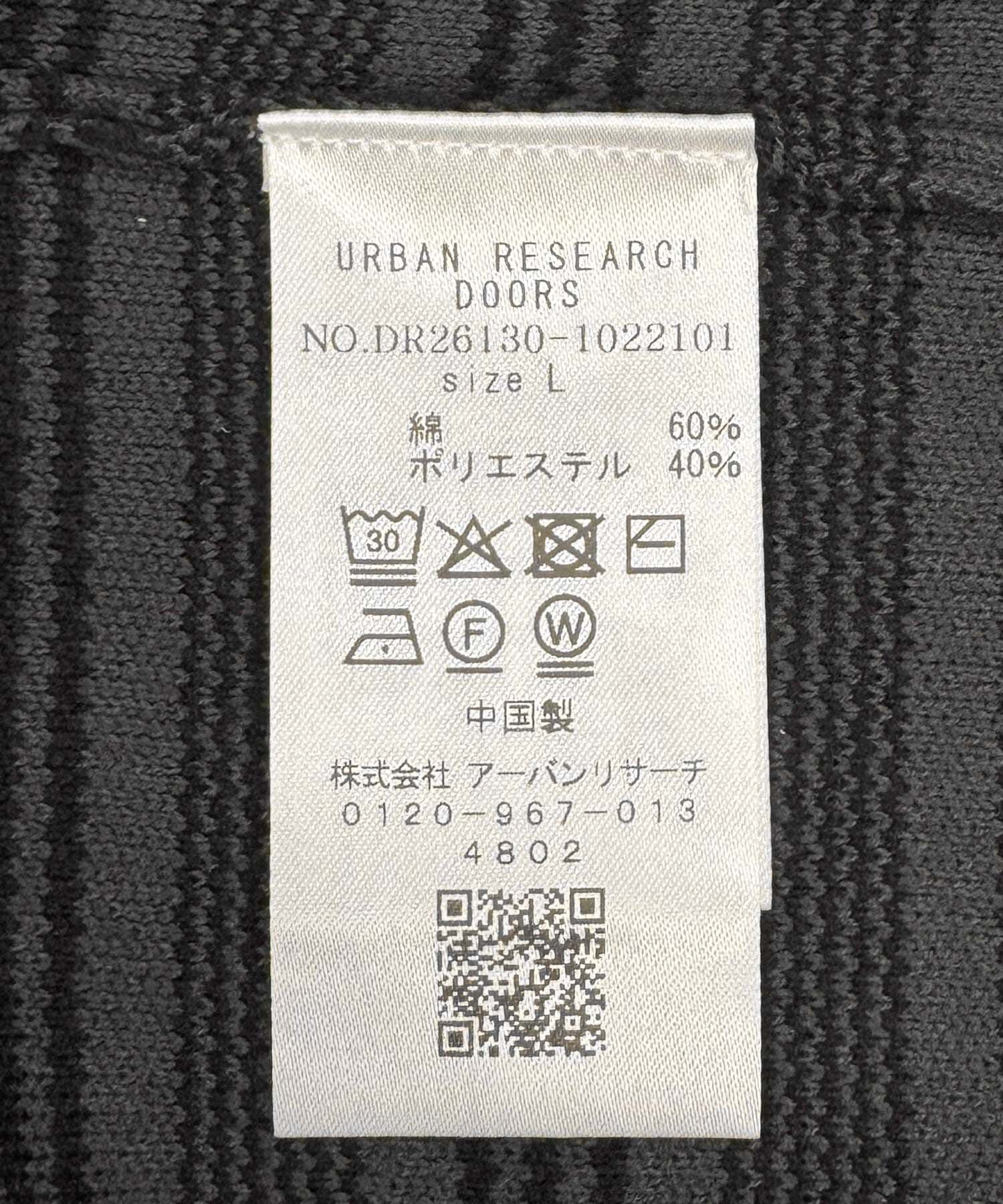 URBAN RESEARCH DOORS「『UR TECH Renew Knit』クルーネックプルオーバー」|ニット・セーター|