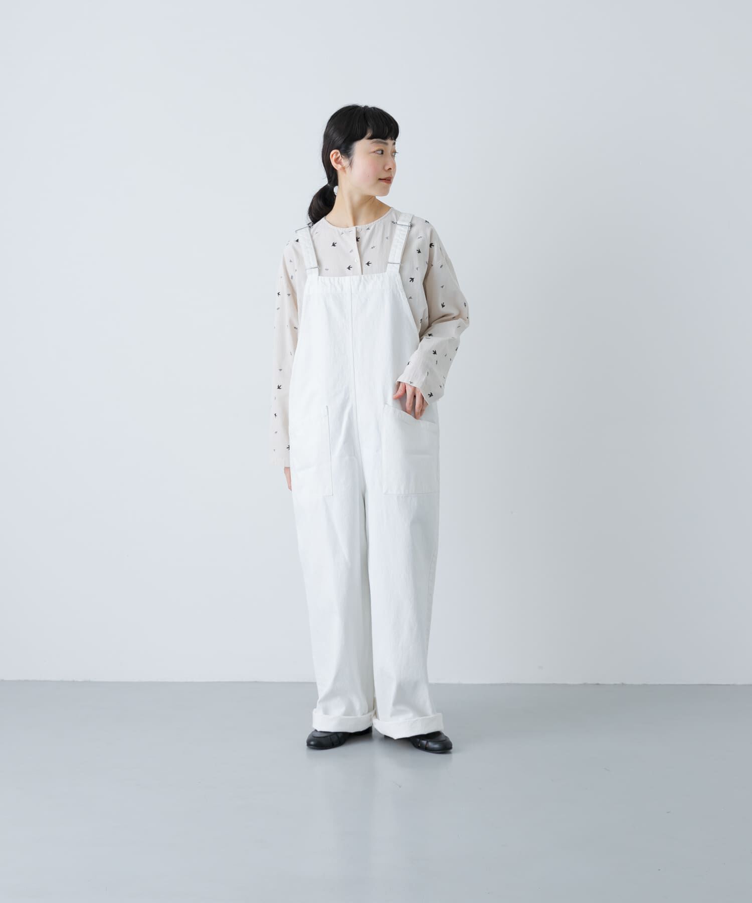 かぐれ「ツバメ刺繍ブラウス」|シャツ・ブラウス|