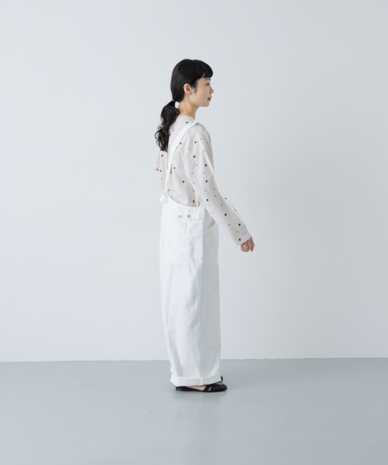 かぐれ「ツバメ刺繍ブラウス」|シャツ・ブラウス|