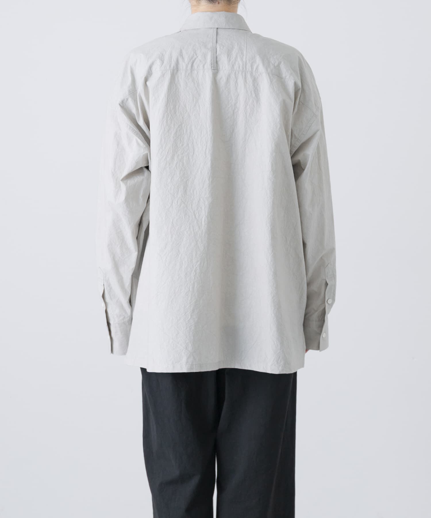 かぐれ「『ユニセックス』コットンレギュラーカラーボックスシャツ」|シャツ・ブラウス|