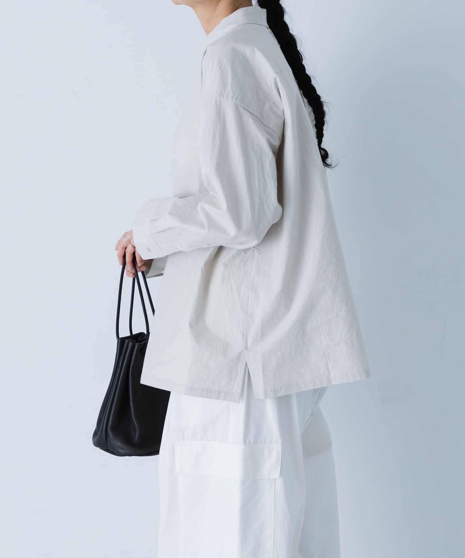 かぐれ「『ユニセックス』コットンレギュラーカラーボックスシャツ」|シャツ・ブラウス|