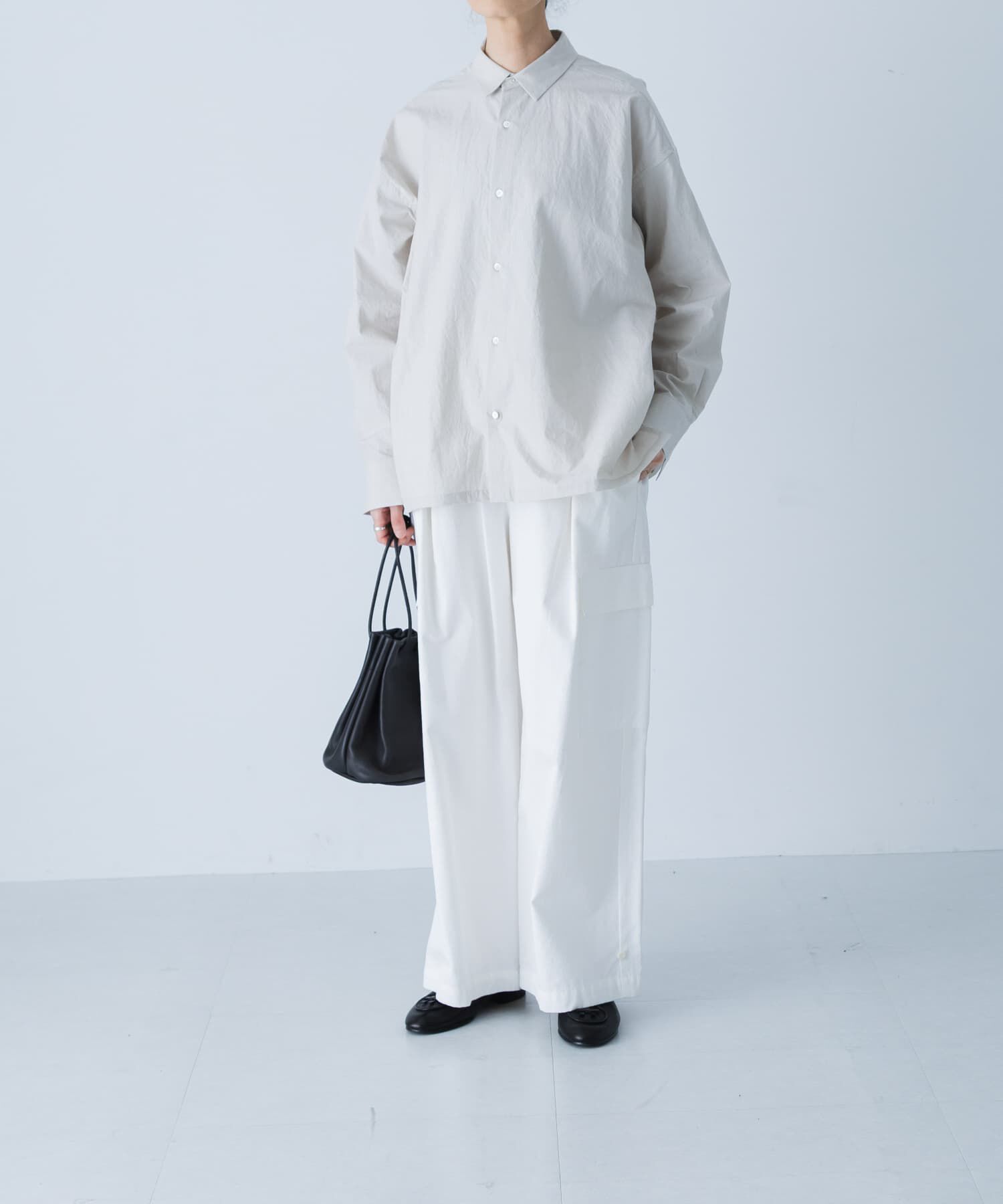 かぐれ「『ユニセックス』コットンレギュラーカラーボックスシャツ」|シャツ・ブラウス|