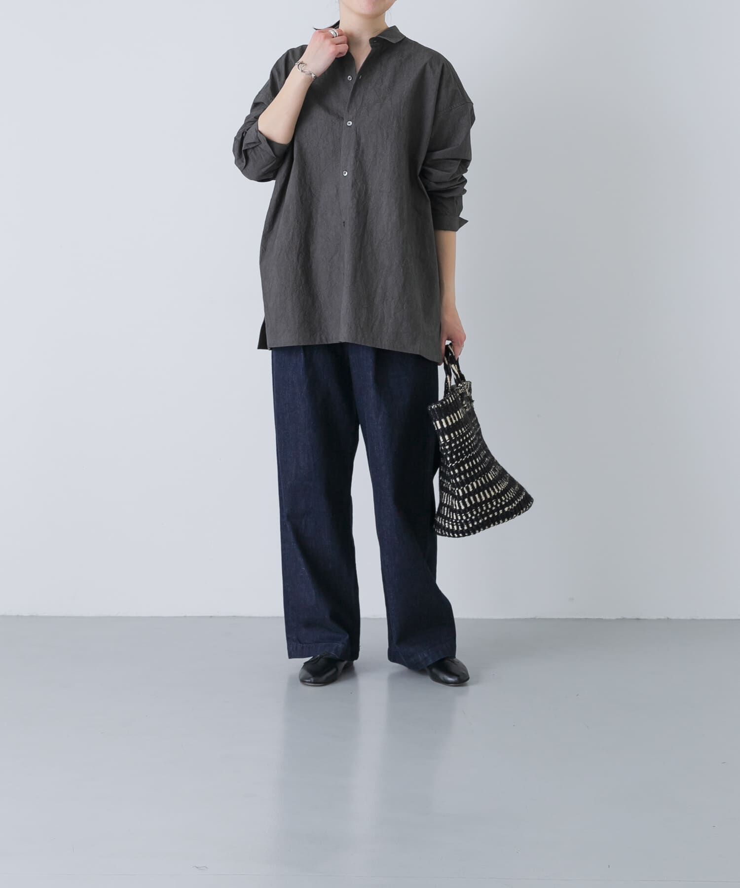 かぐれ「『ユニセックス』コットンレギュラーカラーボックスシャツ」|シャツ・ブラウス|