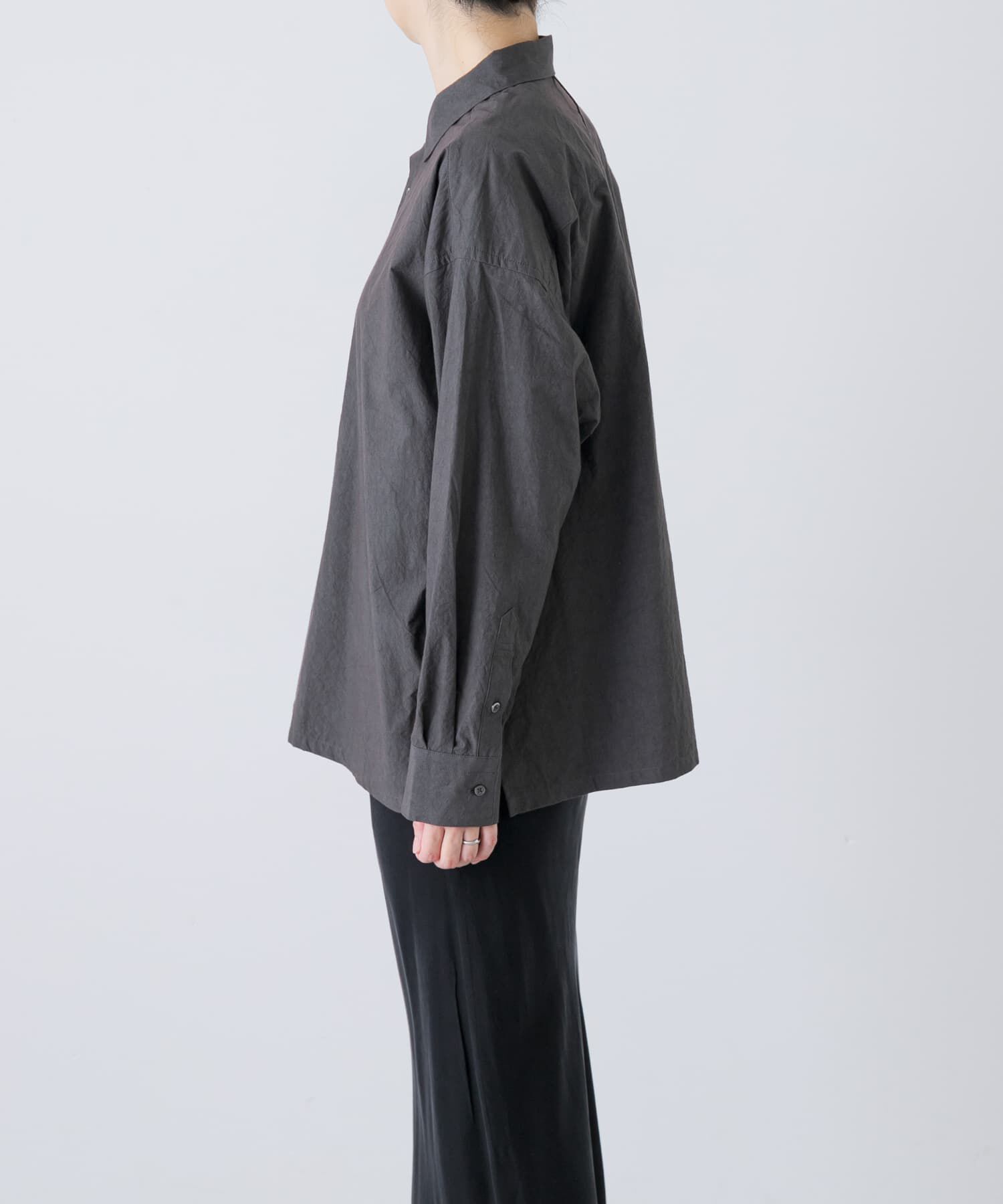 かぐれ「『ユニセックス』コットンレギュラーカラーボックスシャツ」|シャツ・ブラウス|