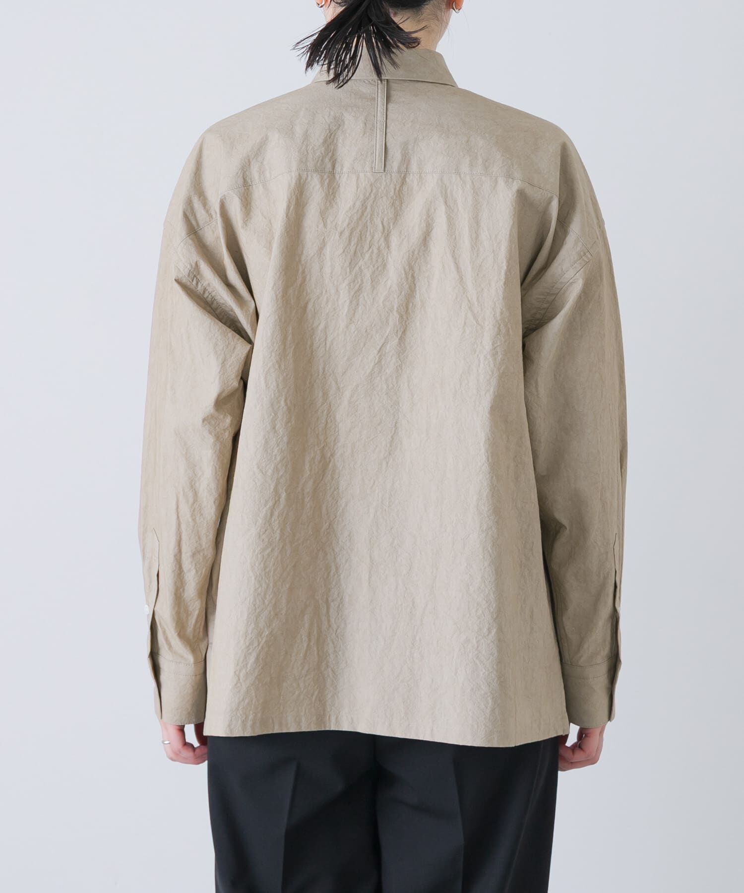 かぐれ「『ユニセックス』コットンレギュラーカラーボックスシャツ」|シャツ・ブラウス|