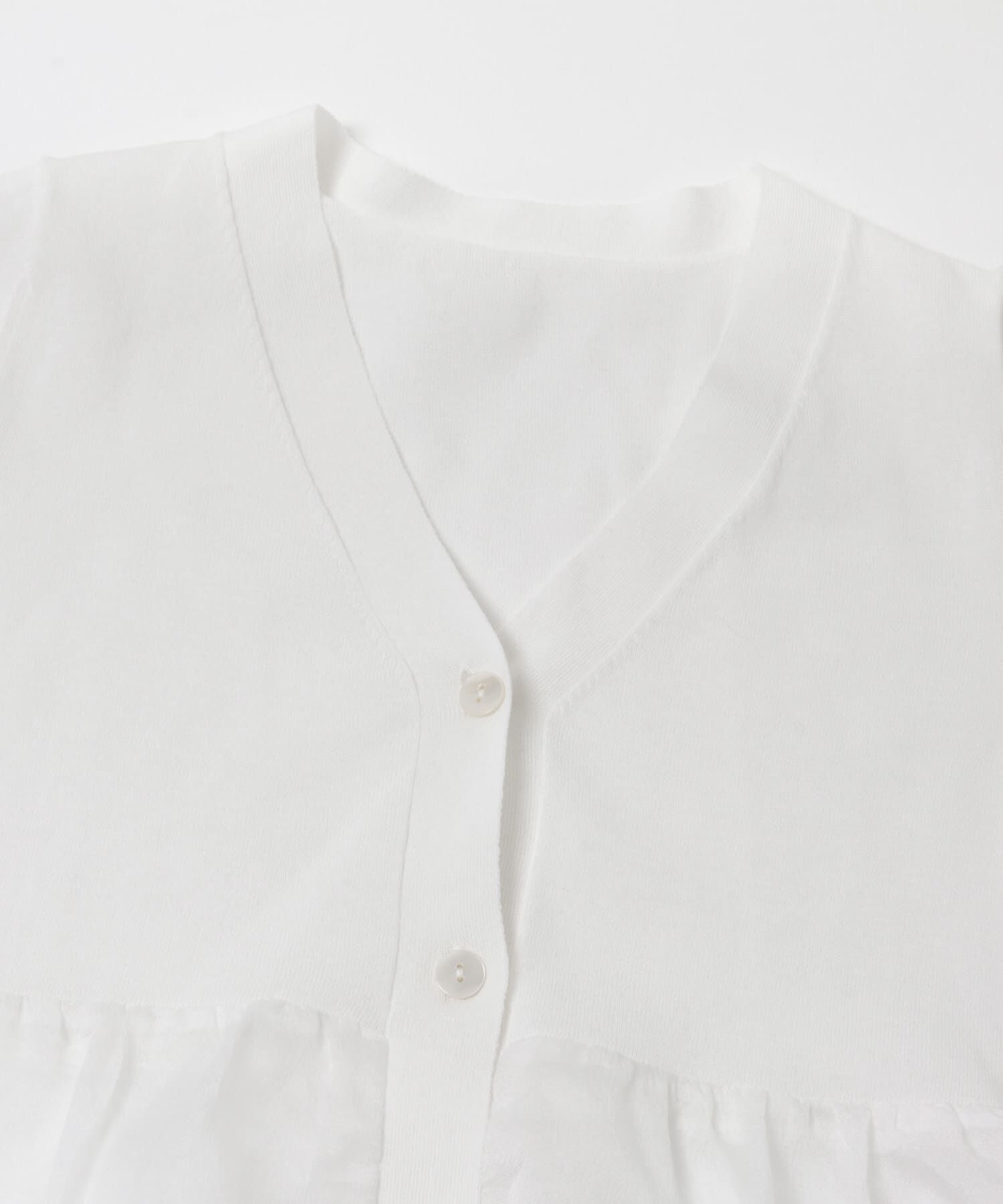 URBAN RESEARCH ROSSO「『WEB限定』ドッキングペプラムカーディガン」|ニット・セーター|