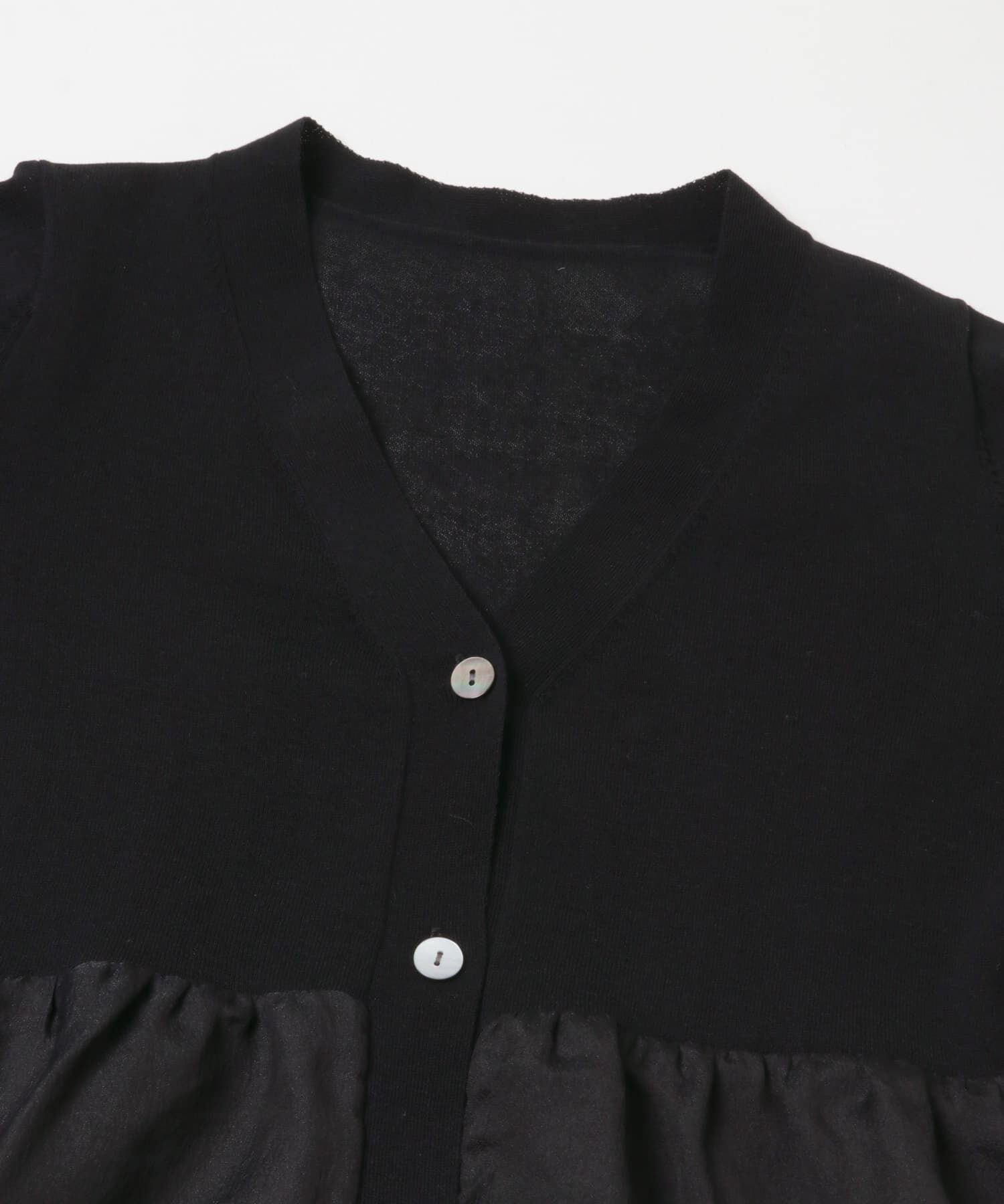 URBAN RESEARCH ROSSO「『WEB限定』ドッキングペプラムカーディガン」|ニット・セーター|