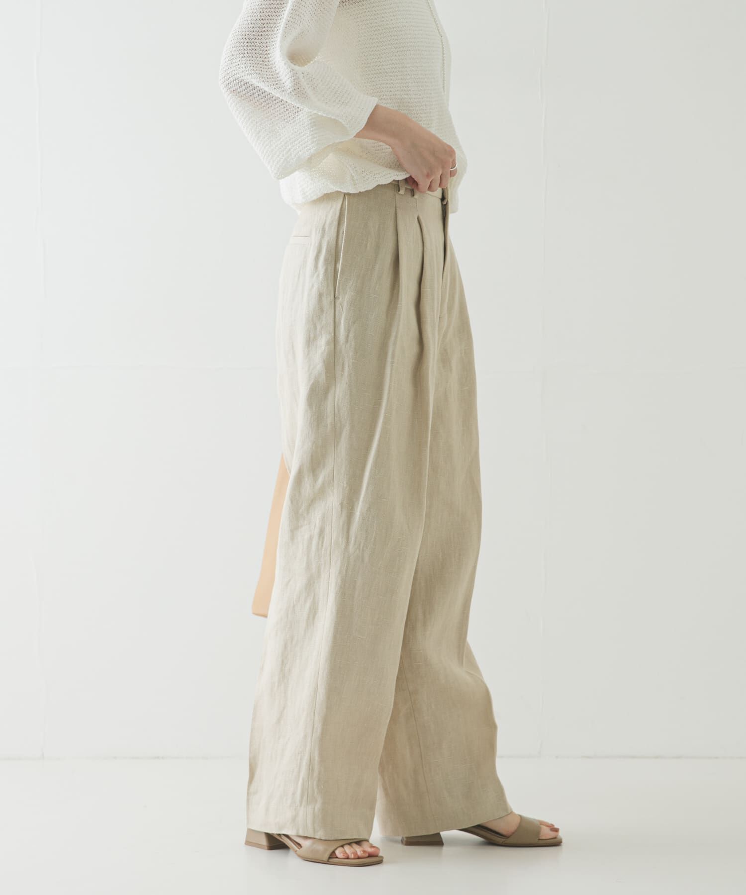 URBAN RESEARCH「オックスリネンストレートパンツ」|その他|