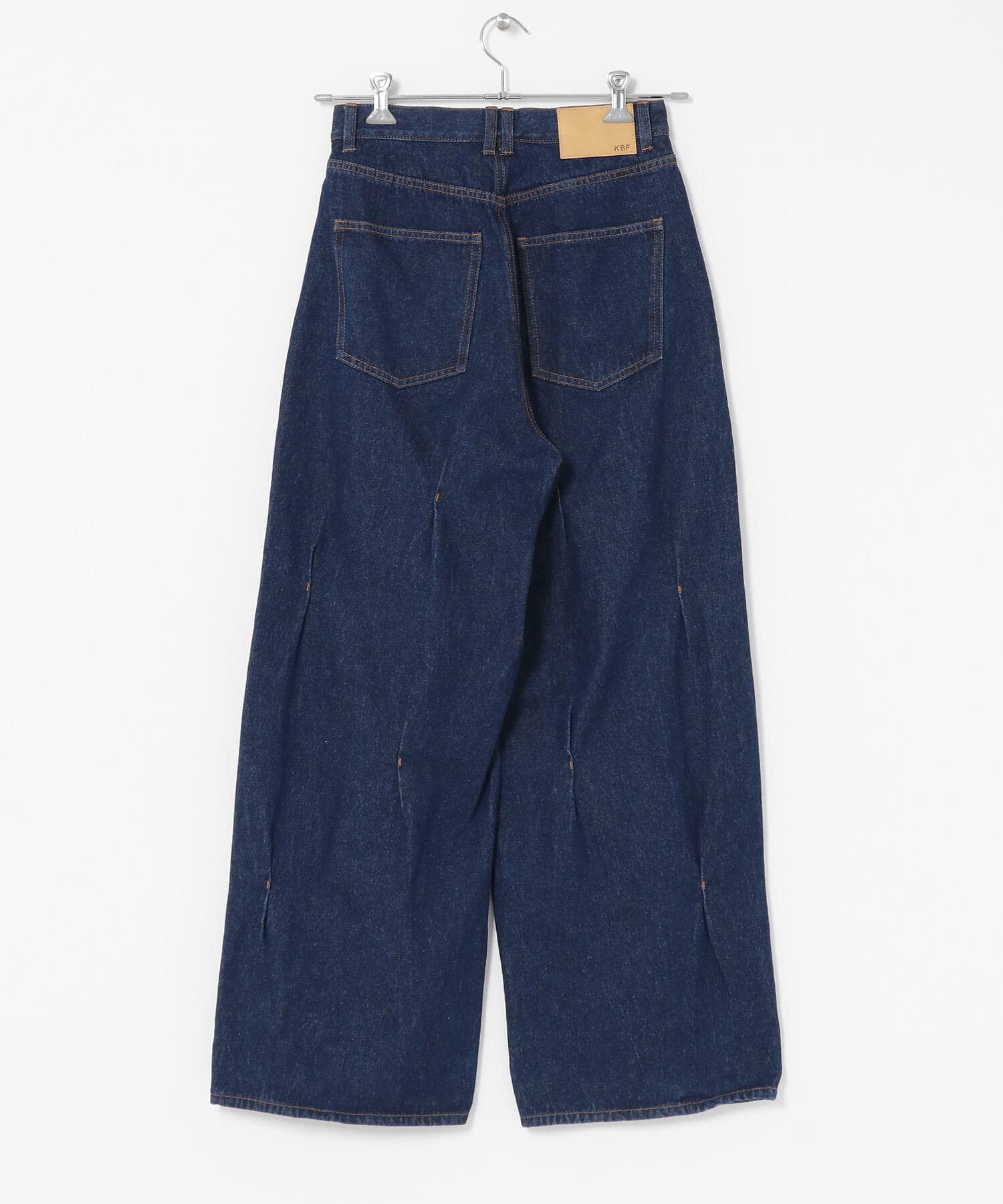  「タックWIDEデニム」|デニム|